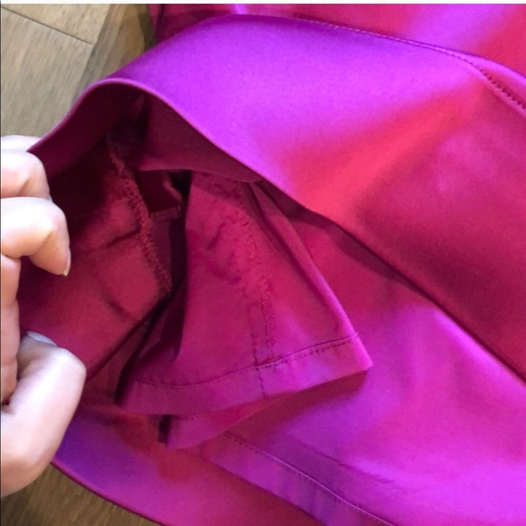Taylor fuchsia ruffle halter dress - Picture 14 of 16